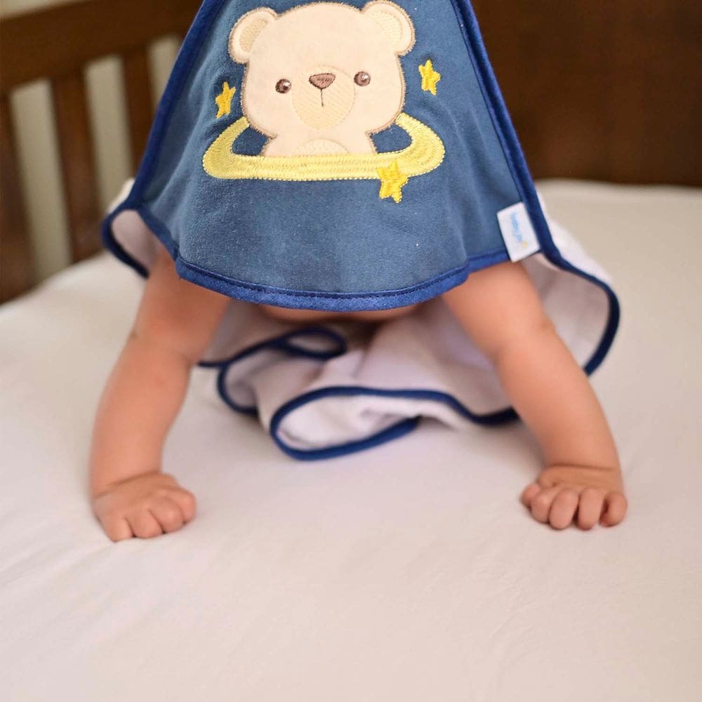 Toalha com Capuz 80 cm x 80 cm Baby Joy