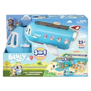 Playset Bluey Avião 3 em 1 Transformável - Candide