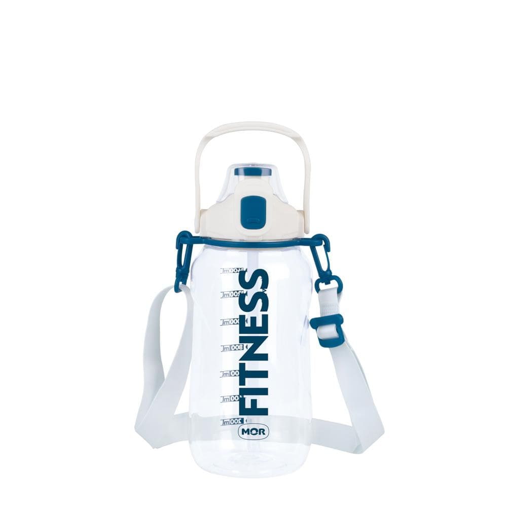 Garrafa Fitness Branca 1,6l