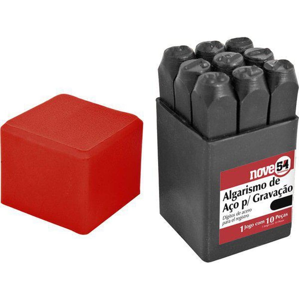Algarismo De Aco Para Gravacao 10Mm 954 3609000010