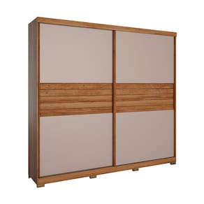 Guarda-Roupa Casal Magnum Flex 2 Portas 4 Gavetas Freijó e Avelã