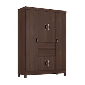 Guarda-Roupa Casal Ecom 6 Portas 2 Gavetas Café