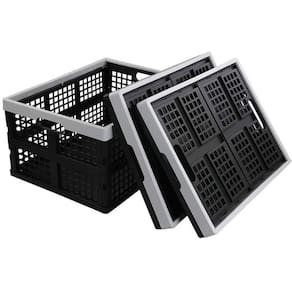 Cesto Dobrável Multiuso 35L 35kg Portátil para Compras