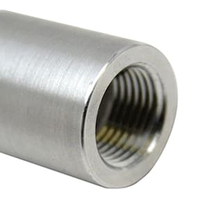 Tubo de alumínio roscado marinho Rupp 3/4 x 12 polegadas