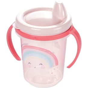 Copo Treinamento Trio Arco-Íris 330ml. - Plasutil