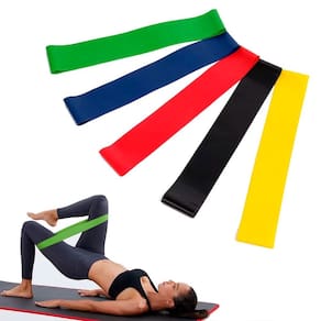 Kit 5 Elásticos Exercícios Academia Casa Musculação Força