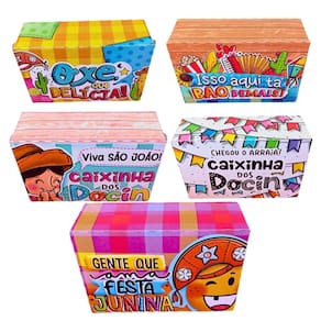 50 Caixinhas Para Docinhos Lembrancinhas Festa Junina