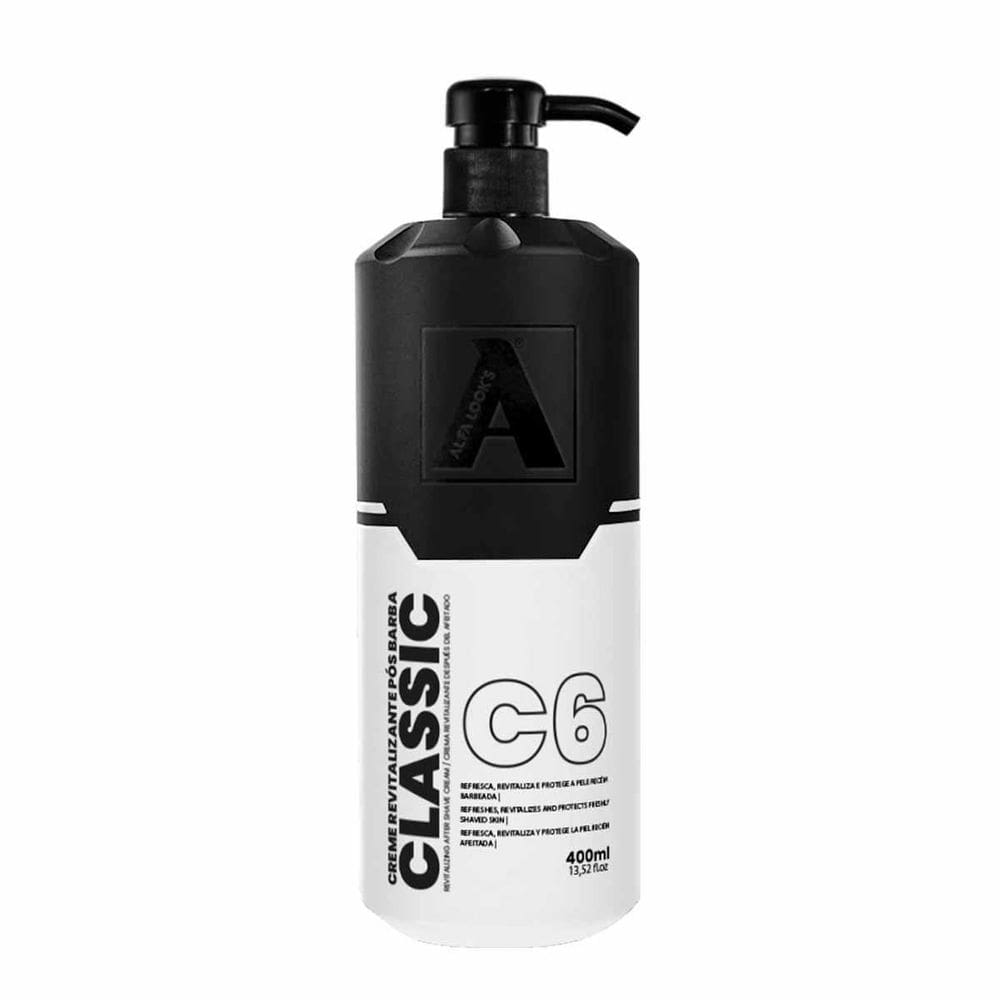 Creme Pós Barba Revitalizante Classic C6 350Ml Alfa Looks