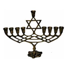 Candelabro 9 Velas - Menorá - Hanukkah Chanukiá