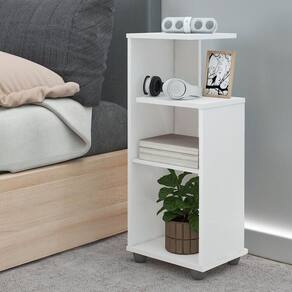 Kit de 2 Cabeceiras Compacta Funcional Branco