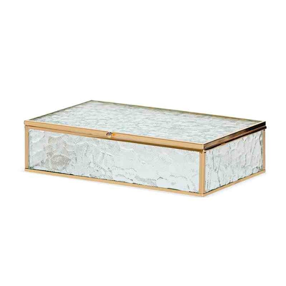 Caixa em Vidro com Metal 20385 Mart