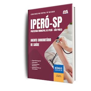 Apostila Prefeitura Iperó Sp 2025 - Agente Comunitário Saúde