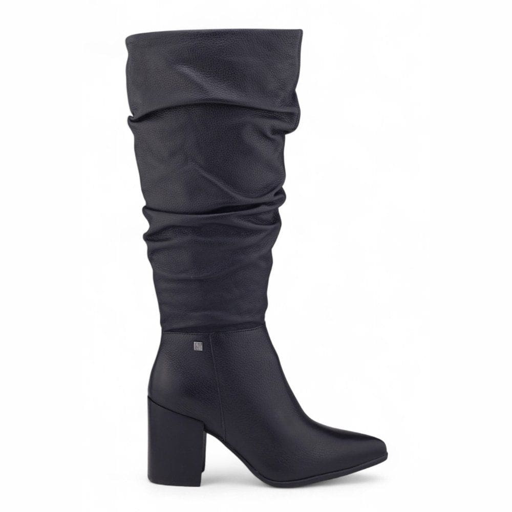 Bota Feminina Cano Longo Bottero 360304 Couro Burnish