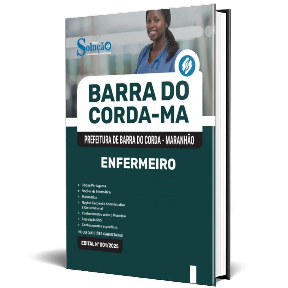 Apostila Prefeitura De Barra Do Corda Ma 2025 - Enfermeiro