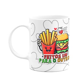 Caneca Namorados - Feitos um para o outro - FoodLove