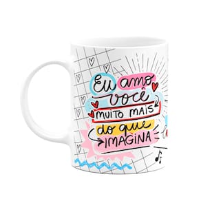 Caneca Namorados - Amo você muito mais do que imagina