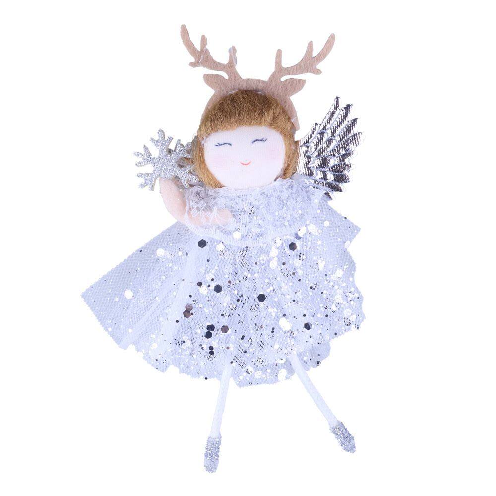 Enfeite Anjinho 14.5Cm Cazza Dourado