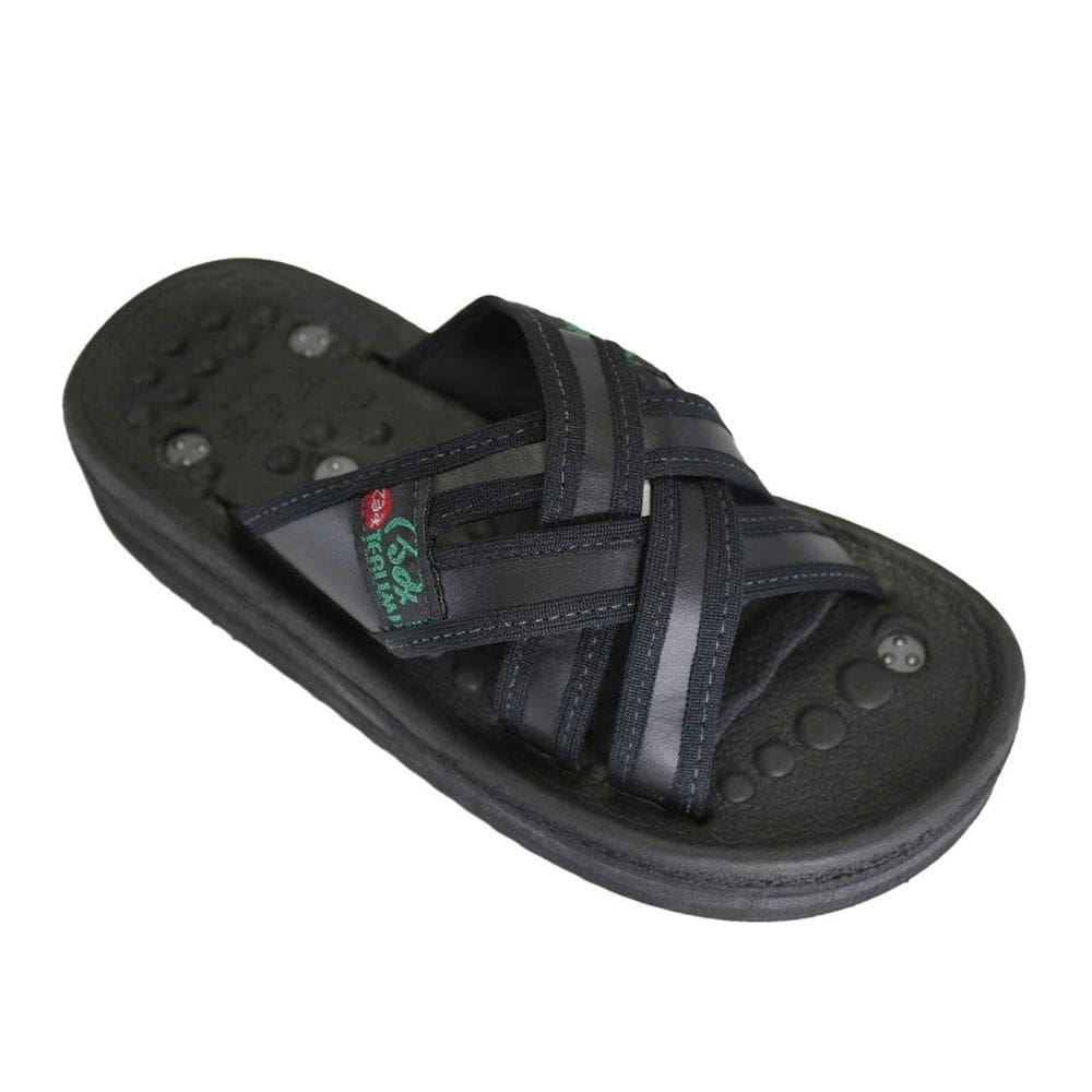 Sandália Magnética Trançada Preto 41/42 Par - Terumi