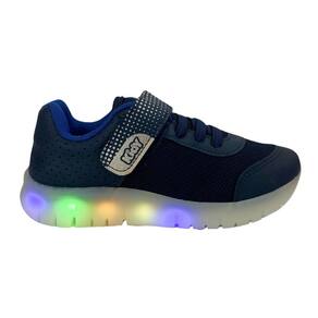 Tênis Kidy Light Fun Infantil Marinho luzinha pisca pisca