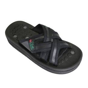 Sandália Magnética Trançada Preto 39/40 Par - Terumi