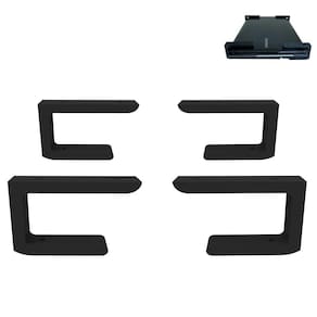 Suporte Inferior Para Notebook Sob Em Baixo Da Mesa Preto
