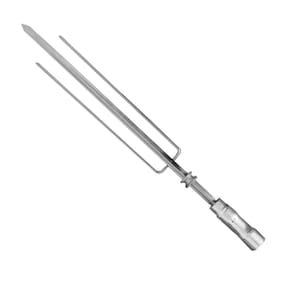 Espeto Triplo Inox com Cabo Térmico 69cm Churrasco Titan