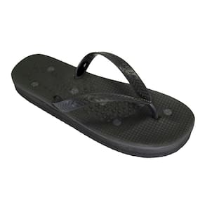Sandália Dedo Com Tiras Pvc Magnética Hawai Preto 35/36 Par - Terumi