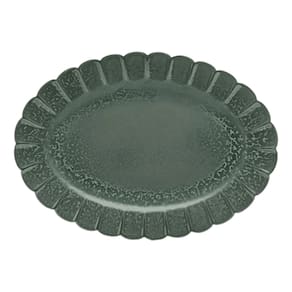Travessa Oval Em Porcelana Flora 41,5x29,5cm Oxford Hortênsia