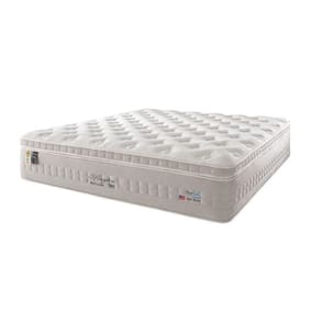 Colchão Casal Kingston Molas Ensacadas Látex Visco Gel Cinza