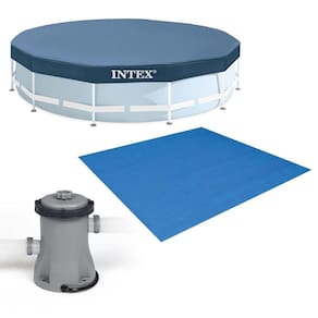 Kit Filtro 1.250 Litros-hora 110v + Capa 305 Estrutural + Forro Intex