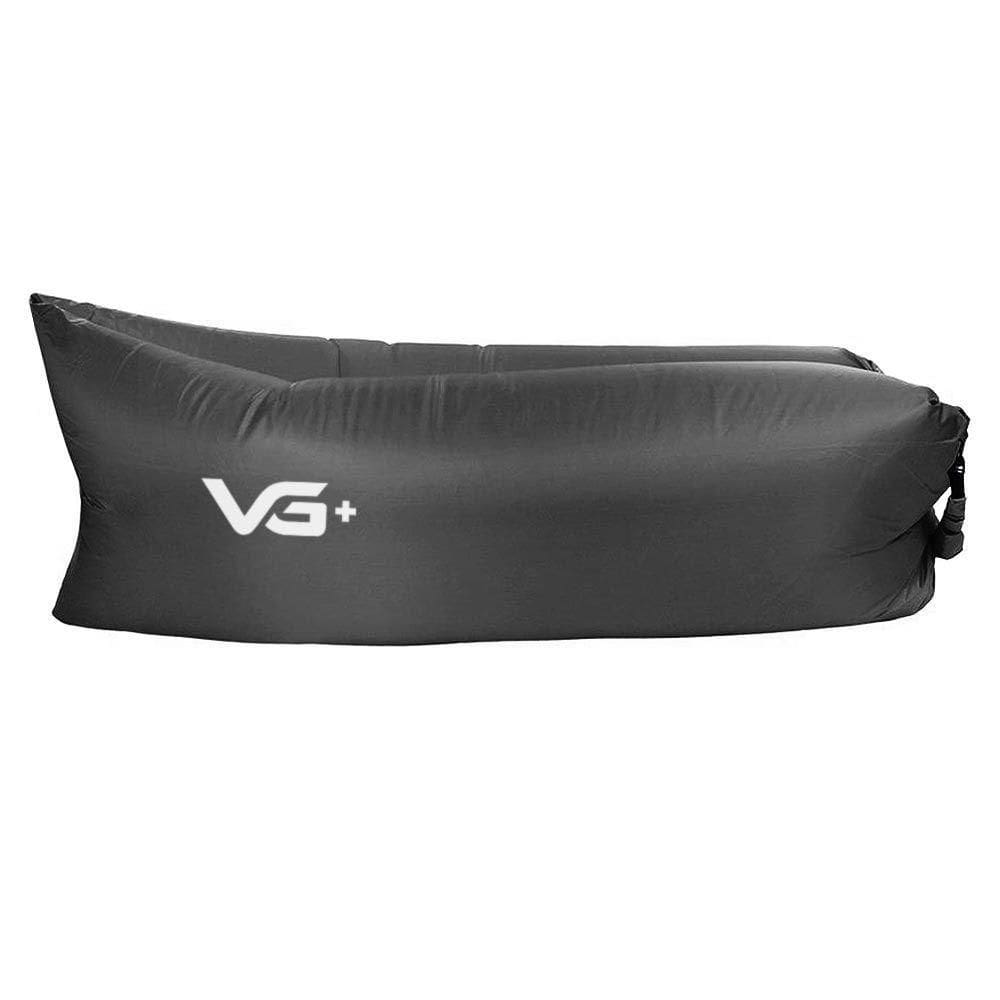 Sofá De Ar Hug Bag Inflável Camping Vg+ Preto