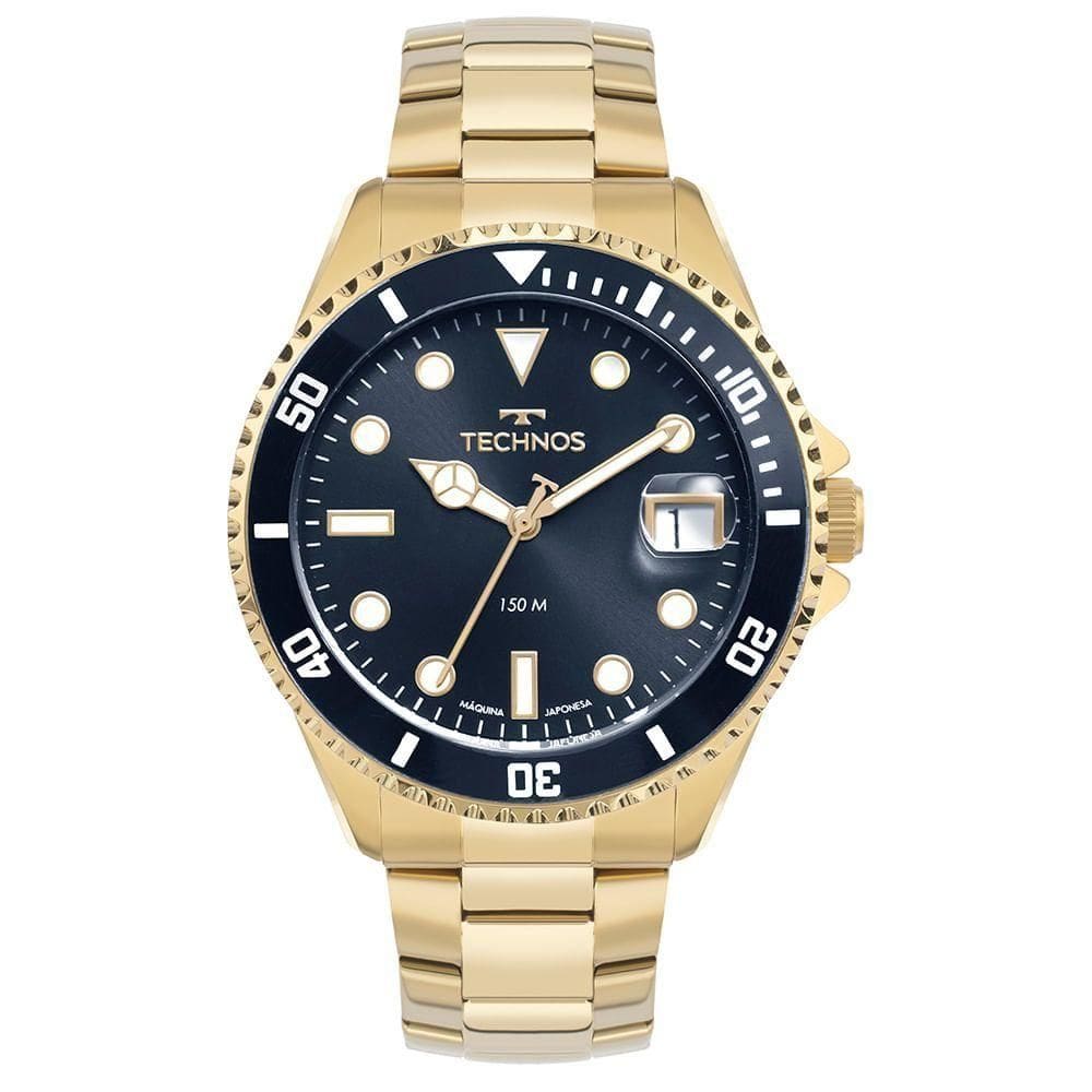 Relógio Technos Masculino Acqua Dourado - 2415dw/1a 2415dw/1a