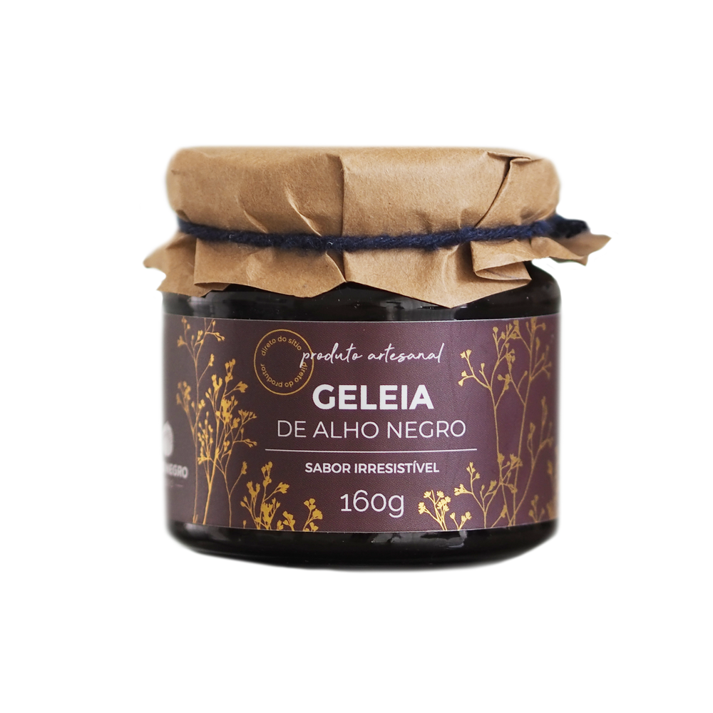 Geleia de Alho Negro 160g - Alho Negro do Sítio