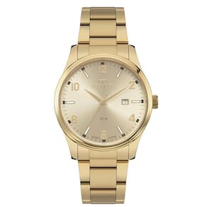 Relógio Technos Masculino Steel Dourado - 2115tzf/1x