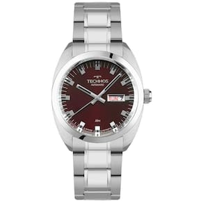 Relógio Technos Masculino Automático Prata - 8205ov/1r 8205ov/1r