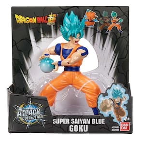 Dragon Ball Super –Attack Collection – Boneco Goku Super Saiyajin Blue Kamehameha 20 Cm – Bandai