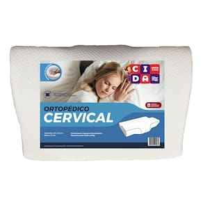 Travesseiro Ortopédico Cervical 3D Espuma Viscoelástica