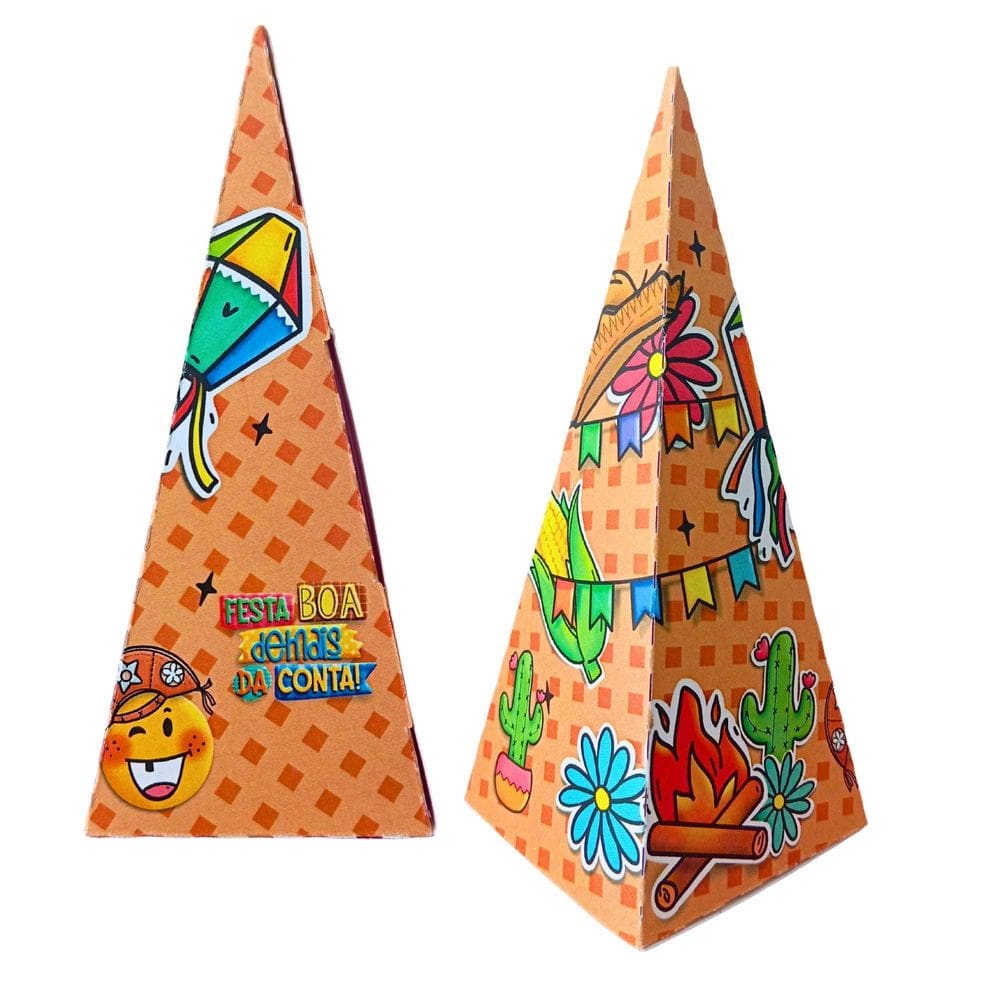 40 Caixinhas Surpresas Festa Junina São João - 40 Cones