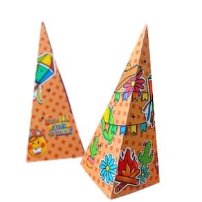 10 Caixinhas Decoração Festa Junina Festa São João - Cone