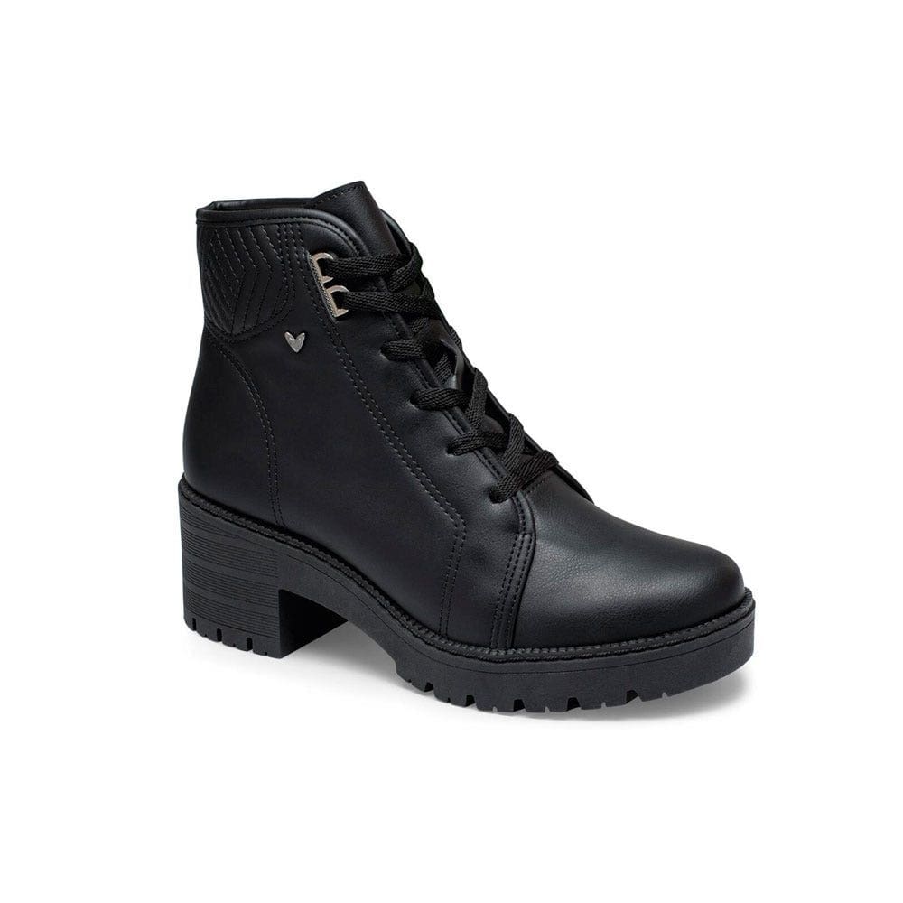 Bota Coturno Feminino Com Salto Bloco Mississipi Mc831-0001