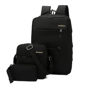 Kit Mochila Executiva Bolsa E Necessaire Escolar Faculdade