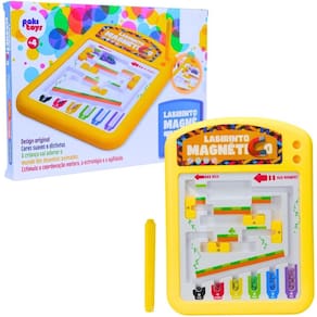 Jogo Educativo Labirinto Magnético De Cores 4082 Paki Toys