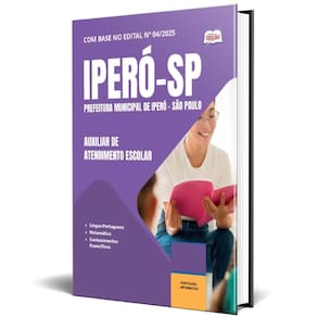 Apostila Prefeitura Iperó Sp 2025 Auxiliar Atendimento