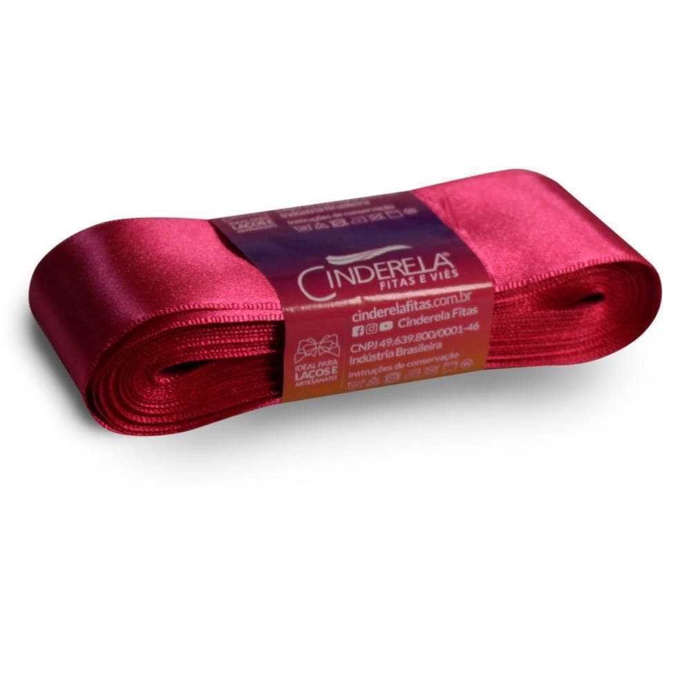 Fita De Cetim 38Mm Com 10 Metros Pink