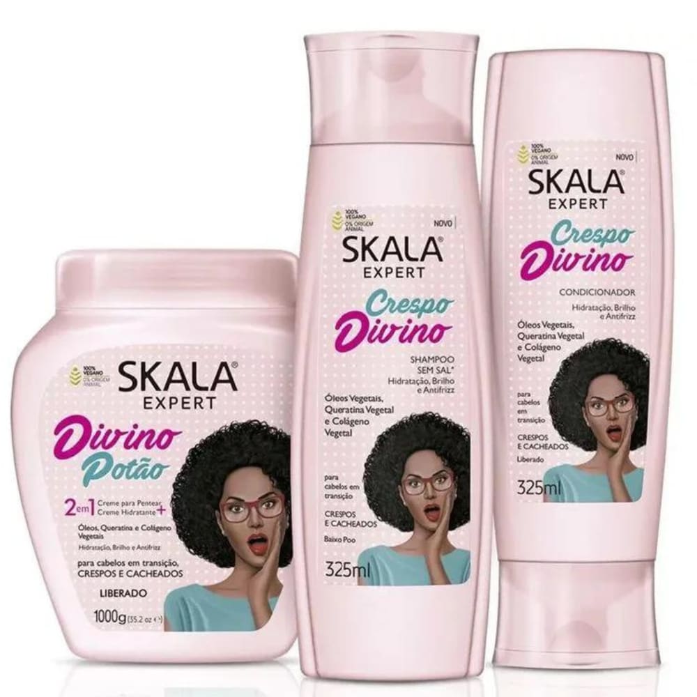 Kit Skala Divino Crespo 3 Itens