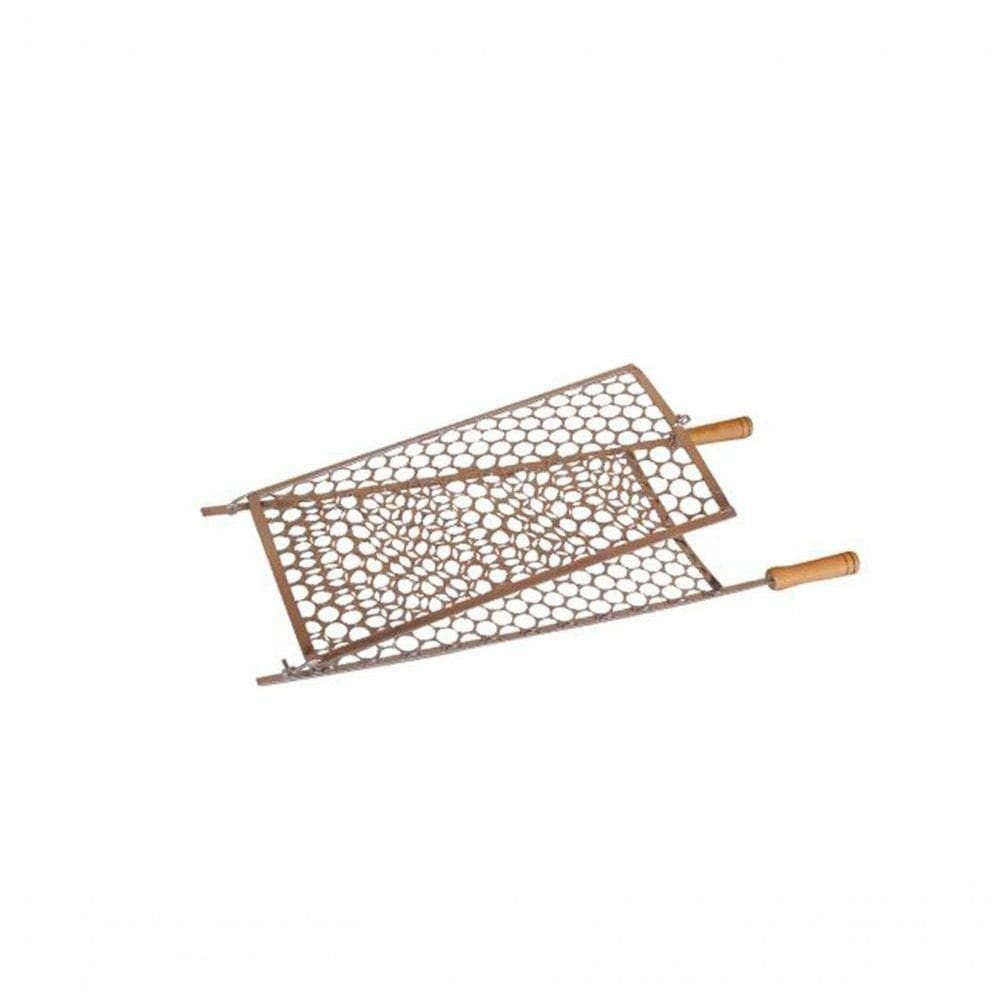 Grelha Dobrável Abaulada Em Tela Moeda - 53X23Cm