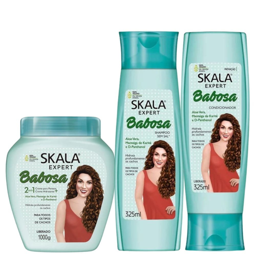 Kit Skala Babosa 3 Itens