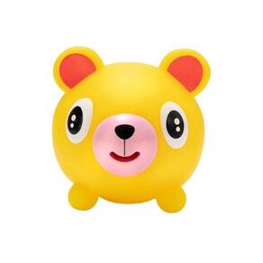 Brinquedo Squish Mostra Língua Weeego Ursinho - Polibrinq - Amarelo
