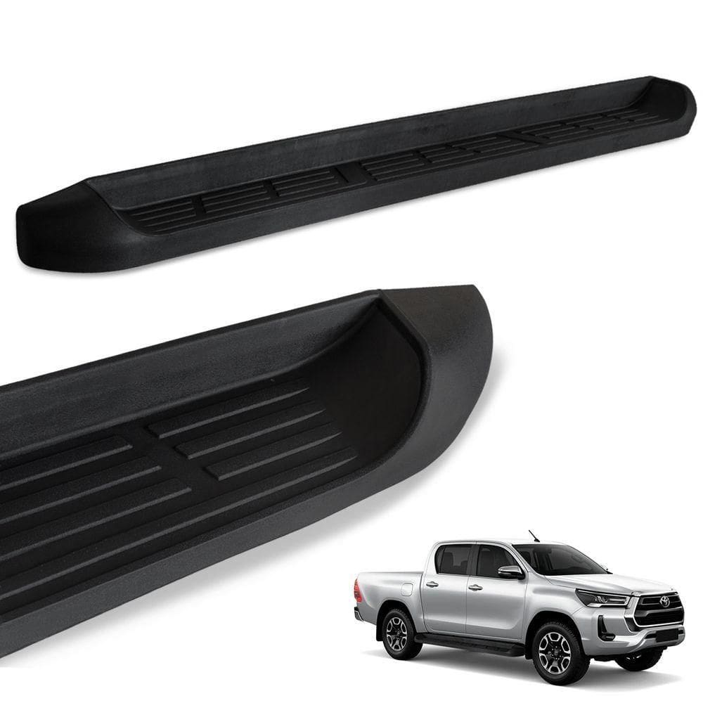 Estribo Lateral Hilux 2016 A 2024 Injetado Preto Track