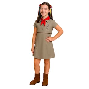 Vestido Cangaceira Infantil Festa Junina São João Arraiá Caipira Lampião Nordestino Luiz Gonzaga Gonzaguinha
